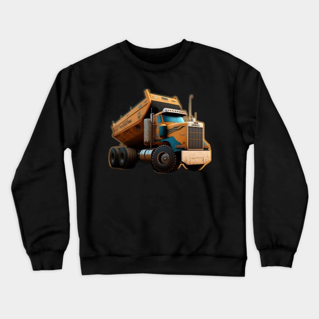 Dump Truck Operator Crewneck Sweatshirt by HALLSHOP